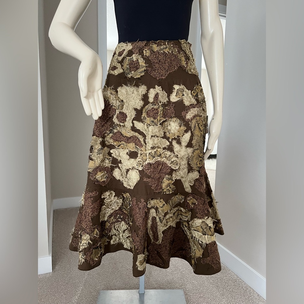 MaxMara Weekend Patchwork Floral Midi Skirt – Size 4 - Picture 4 of 16